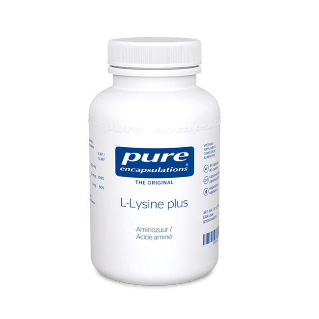 Image of Pure Encapsulations L-lysine Plus Aminozuren 90 Capsules