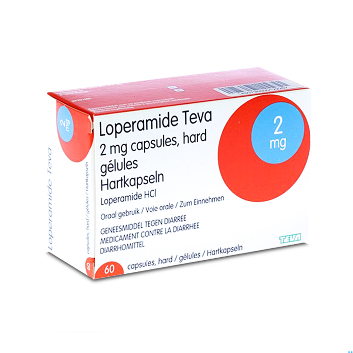 Image of Loperamide Teva 2mg 60 Capsules
