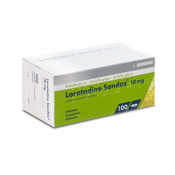 Image of Loratadine Sandoz 10mg 100 Tabletten