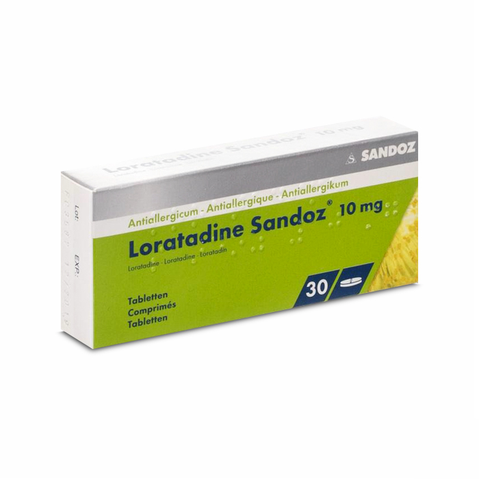 Image of Loratadine Sandoz 10mg 30 Tabletten