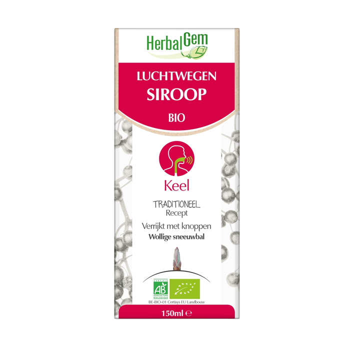 Image of HerbalGem Luchtwegensiroop 150ml 