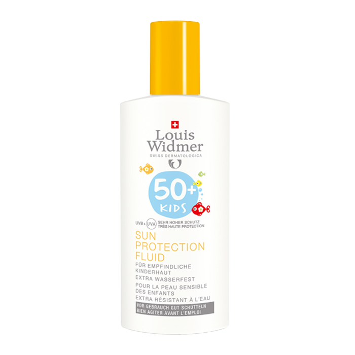 Image of Louis Widmer Kids Sun Protection Fluid SPF50+ - Zonder Parfum - 100ml 