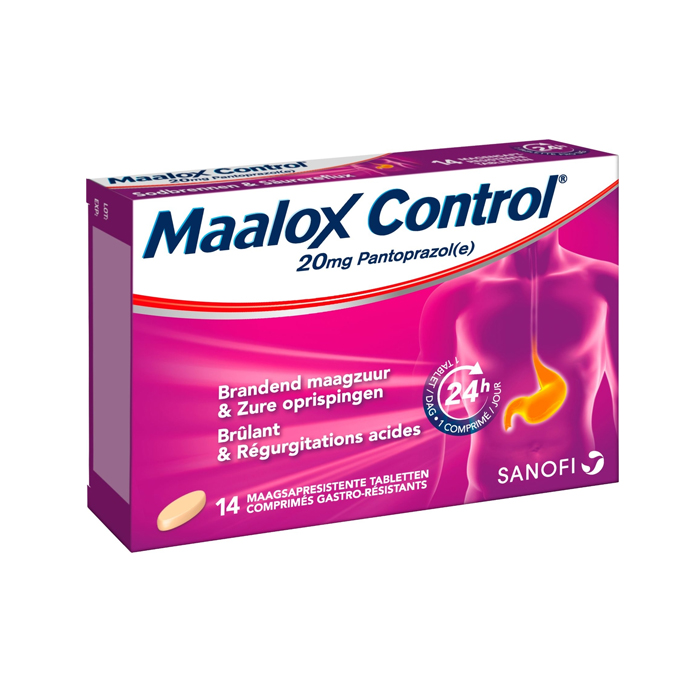 Image of Maalox Control Pantoprazol 20mg 14 Tabletten