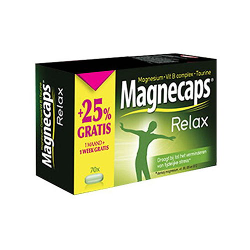 Image of Magnecaps Relax 70 Tabletten Promo +1 Week Gratis 