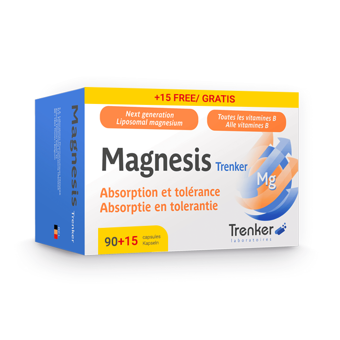 Image of Magnesis Trenker 90 Capsules + 15 GRATIS