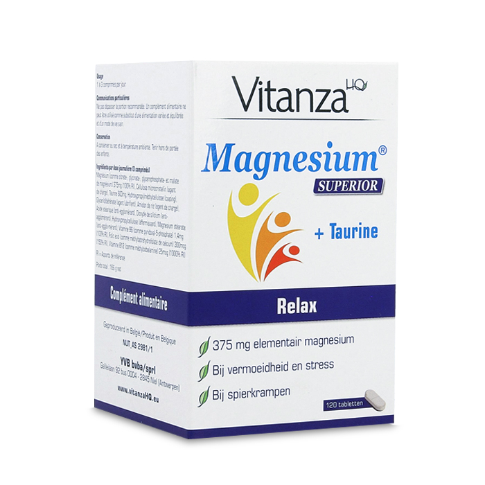 Image of Vitanza HQ Magnesium Superior + Taurine 120 Tabletten