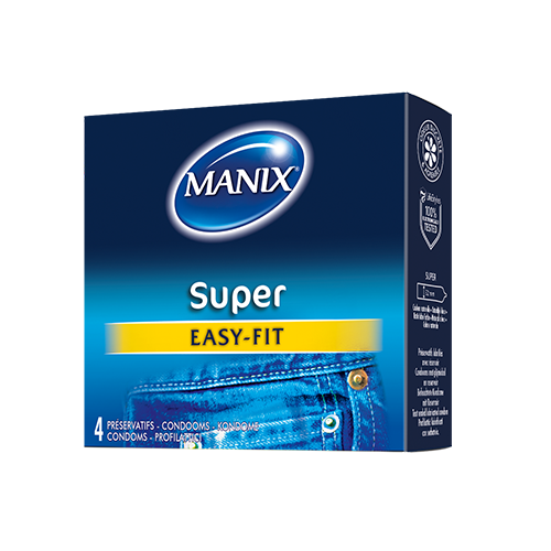 Image of Manix Super Easy-Fit Condooms 4 Stuks 