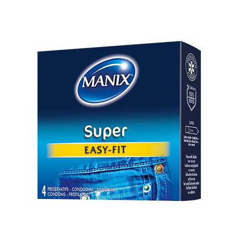 Image of Manix Super Easy-Fit Condooms 4 Stuks