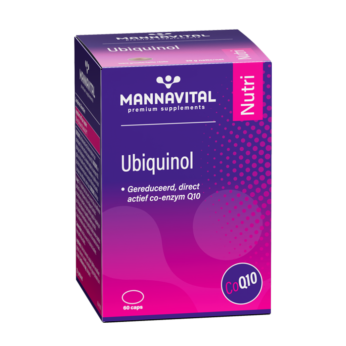 Image of MannaVital Ubiquinol Co-enzym Q10 - 60 Capsules