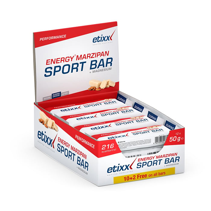 Image of Etixx Energy Marzipan Sport Bar 12x50g 