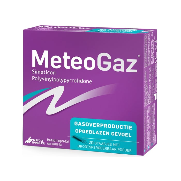 Image of MeteoGaz Opgeblazen Gevoel Poedersticks 20x1,5g