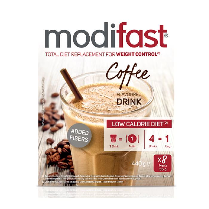 Image of Modifast Intensive Milkshake Koffie 8x55g