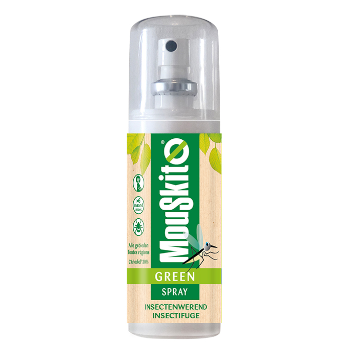 Image of Mouskito Green Spray Insectenwerend Citrodiol 30% 100ml 
