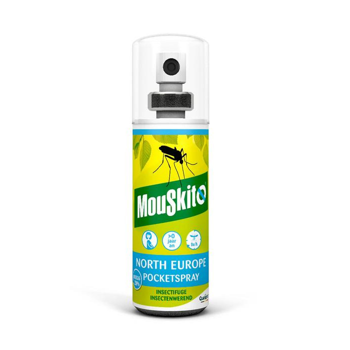 Image of Mouskito North Europe Insectenwerende Pocket Spray - 20% - 50ml 