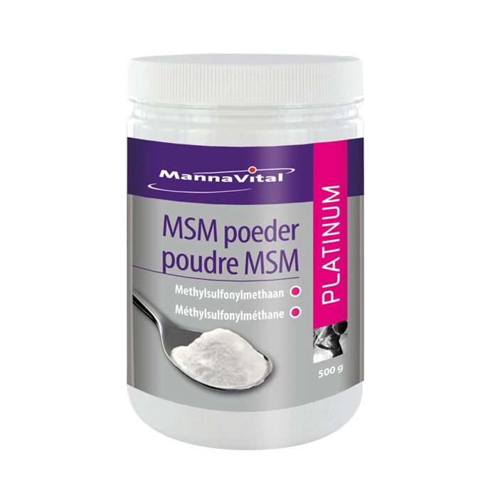 Image of MannaVital MSM Poeder Platinum 500g
