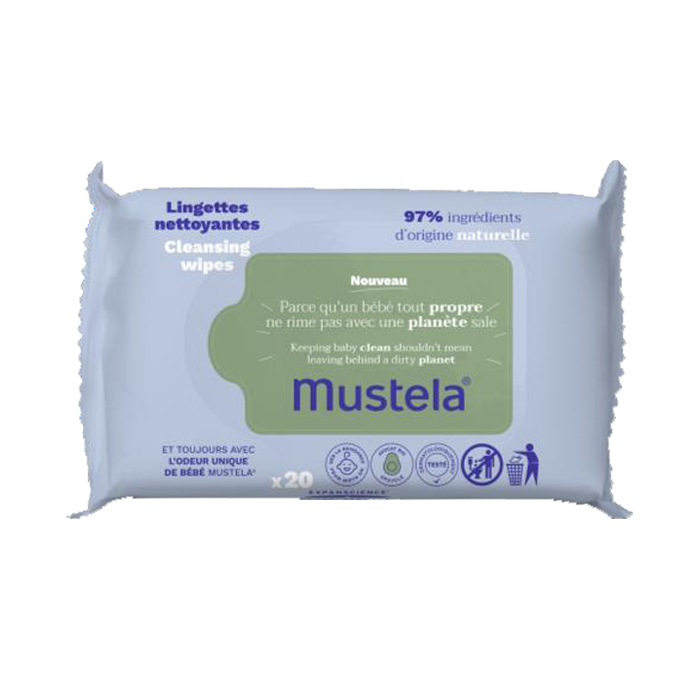 Image of Mustela Reinigende Doekjes 20 Stuks 
