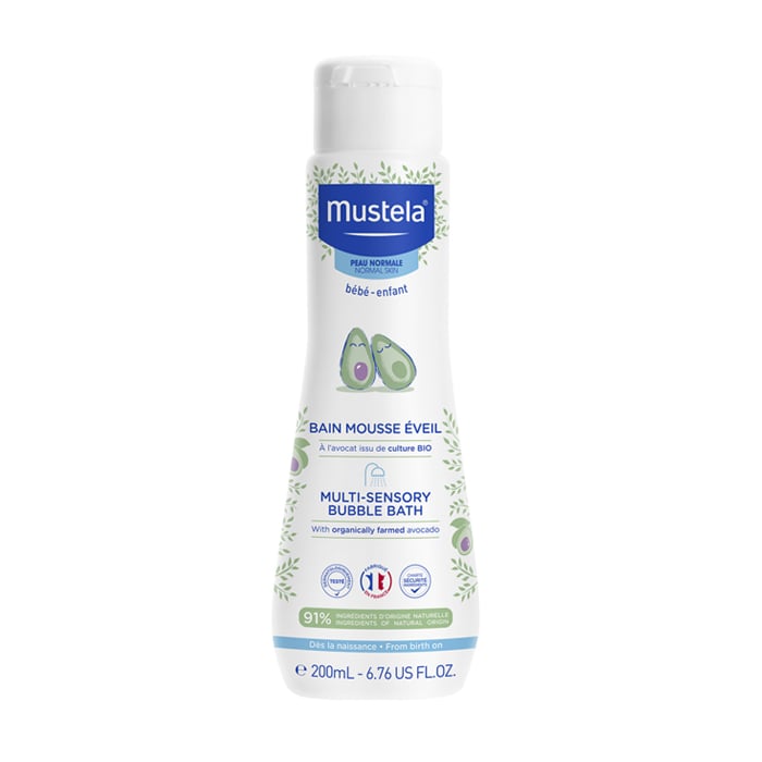 Image of Mustela Bébé Tonisch Badschuim - Normale Huid 200ml 