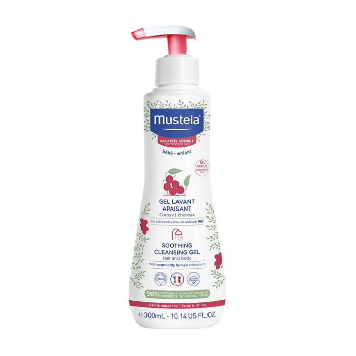 Image of Mustela Verzachtende Reinigende Gel - Zeer Gevoelige Huid - 300ml 