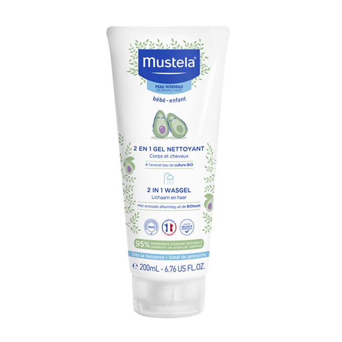 Image of Mustela 2-in-1 Wasgel - Normale Huid - 200ml