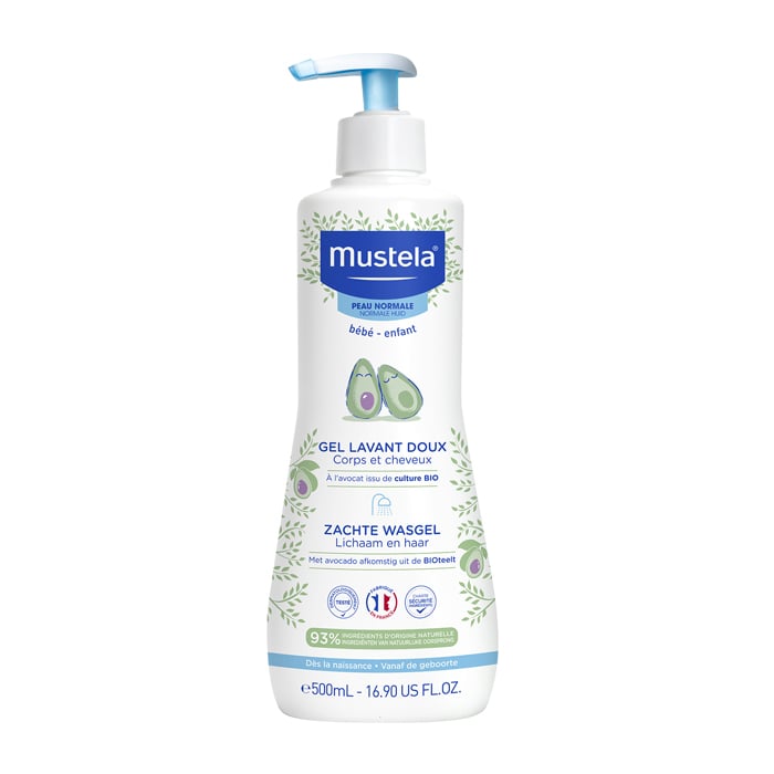 Image of Mustela Bébé Zachte Wasgel - Normale Huid 500ml 