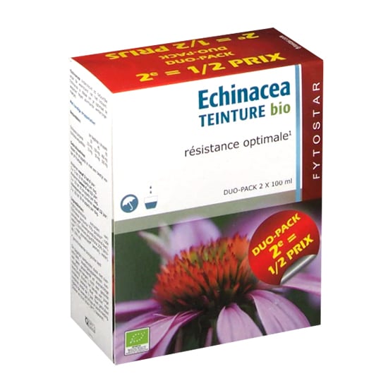 Image of Fytostar Echinacea Tinctuur Bio Weerstand Duo 2x100ml Promo 2e aan -50% 