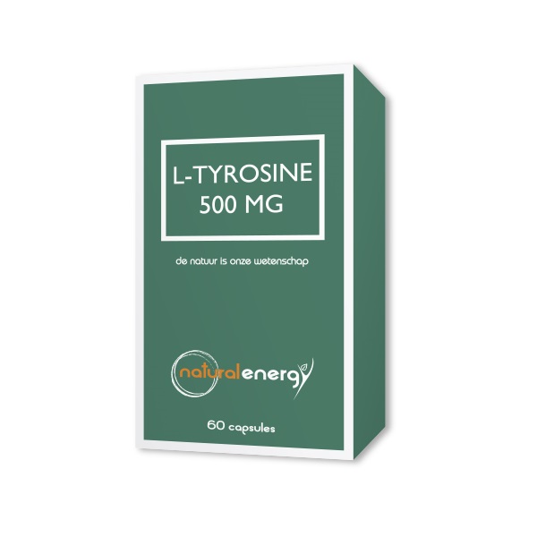 Image of Natural Energy L-Tyrosine 500mg 60 Capsules 