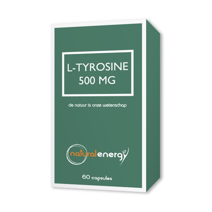 Image of Natural Energy L-Tyrosine 500mg 60 Capsules NF 