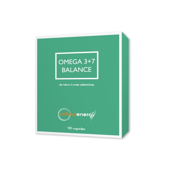 Image of Natural Energy Omega 3+7 Balance 40 Capsules 