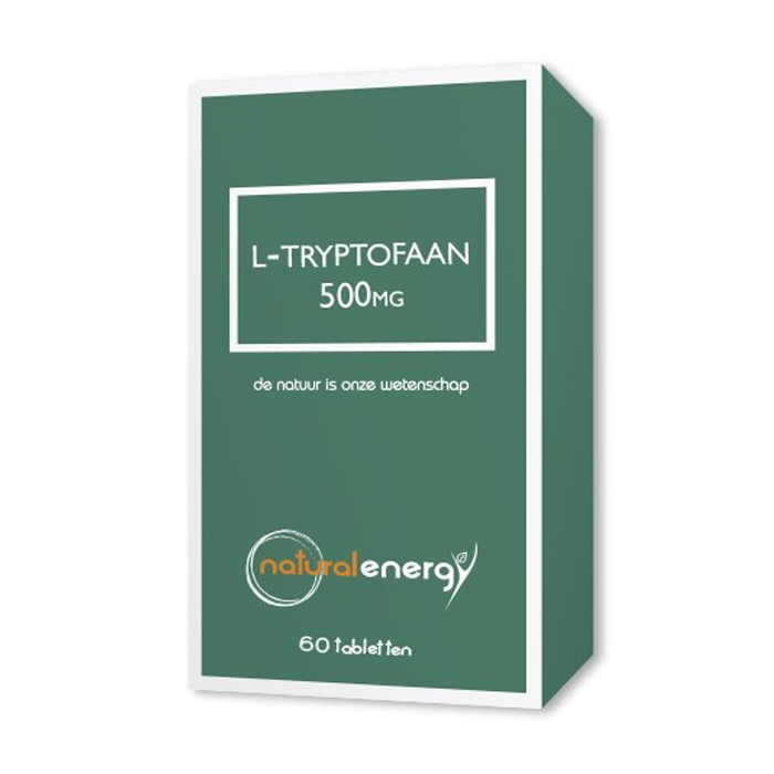 Image of Natural Energy L-Tryptofaan 500mg 60 Tabletten 