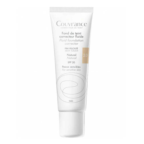 Image of Avène Couvrance Corrigerende Vloeibare Foundation N°02 Naturel 30ml 