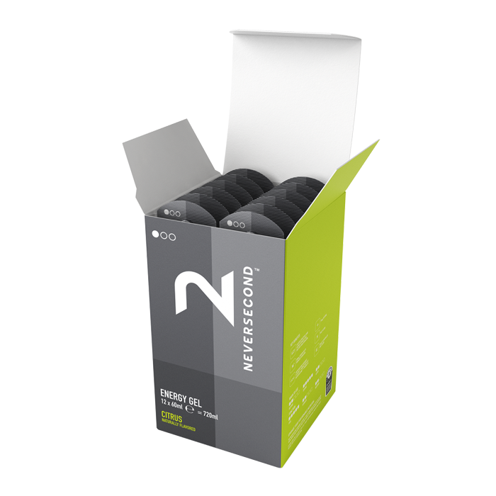 Image of Neversecond C30 Energy Gel Citrus 12x60ml 