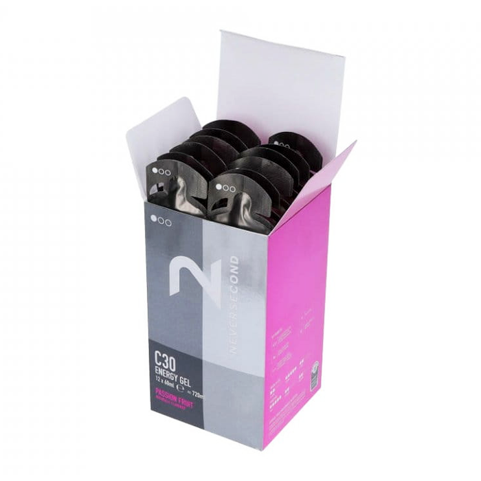 Image of Neversecond C30 Energy Gel Passion Fruit 12x60ml 
