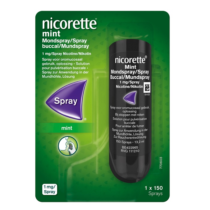 Image of Nicorette Mint Mondspray 150 Sprays 1 Stuk