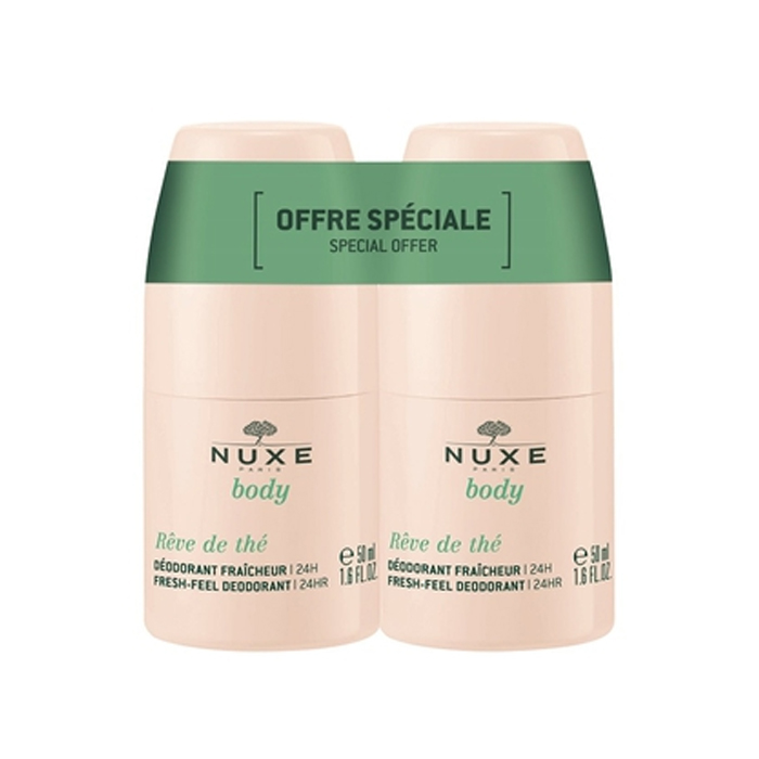 Image of Nuxe Body Rêve De Thé 24u Verfrissende Roll-On Deodorant 2x50ml 