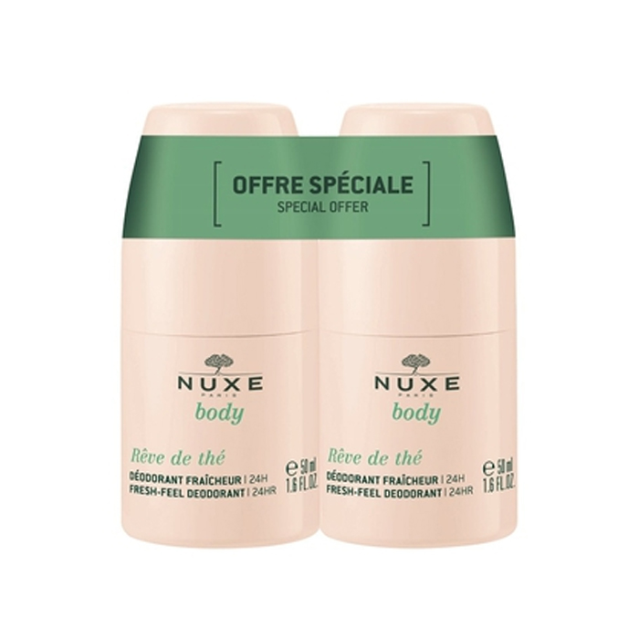 Image of Nuxe Body Rêve De Thé 24u Verfrissende Roll-On Deodorant 2x50ml