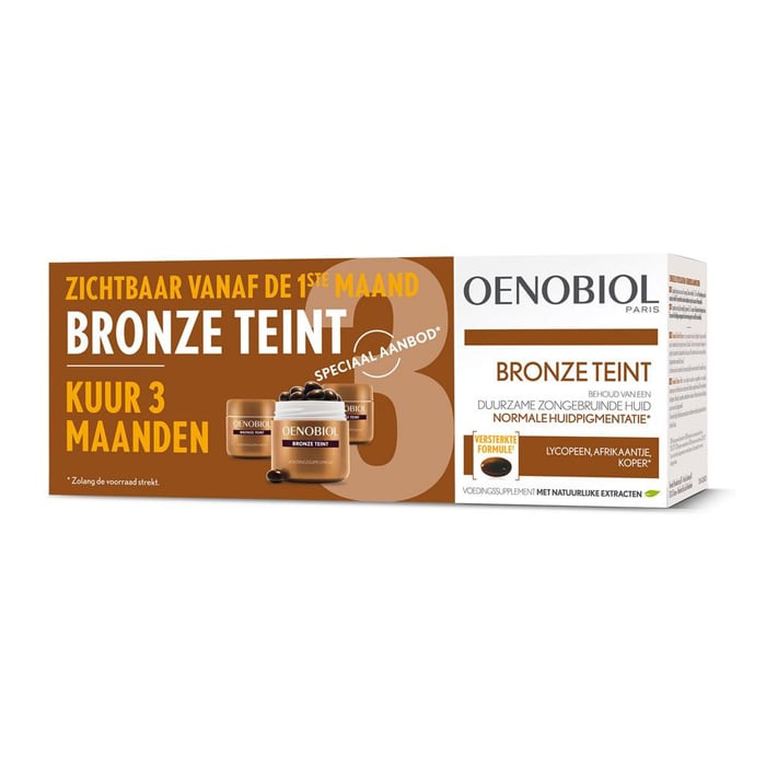 Image of Oenobiol Bronze Teint 3x30 Capsules 