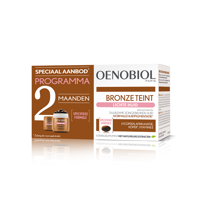 Image of Oenobiol Bronze Teint Lichte Huid 2x30 Capsules