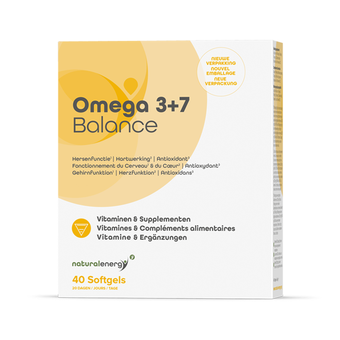 Image of Natural Energy Omega 3+7 Balance - 40 Capsules