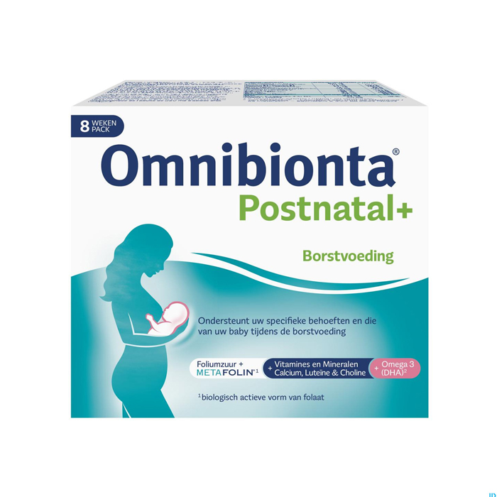 Image of Omnibionta Postnatal+ Borstvoeding 56 Tabletten + 56 Capsules