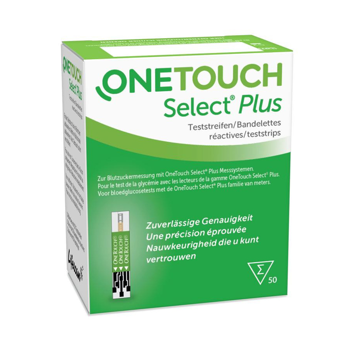 Image of OneTouch Select Plus Teststrips 50 Stuks 