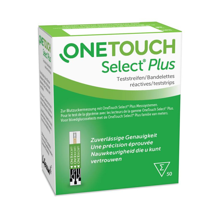 Image of OneTouch Select Plus Teststrips 50 Stuks