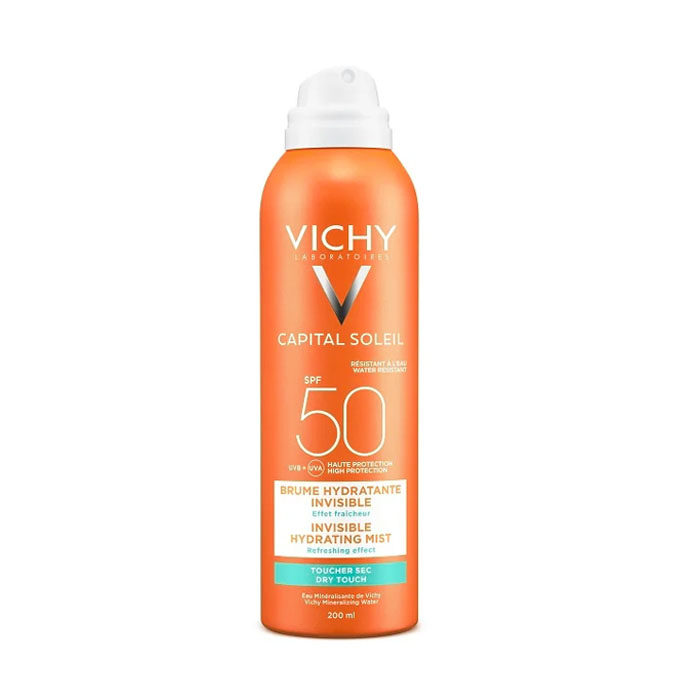 Image of Vichy Capital Soleil Onzichtbare Hydraterende Mist Spray SPF50 200ml 