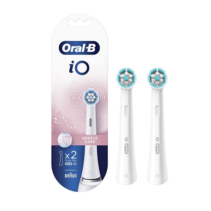 Image of Oral-B iO Gentle Care Opzetborstels - Wit - 2 Stuks