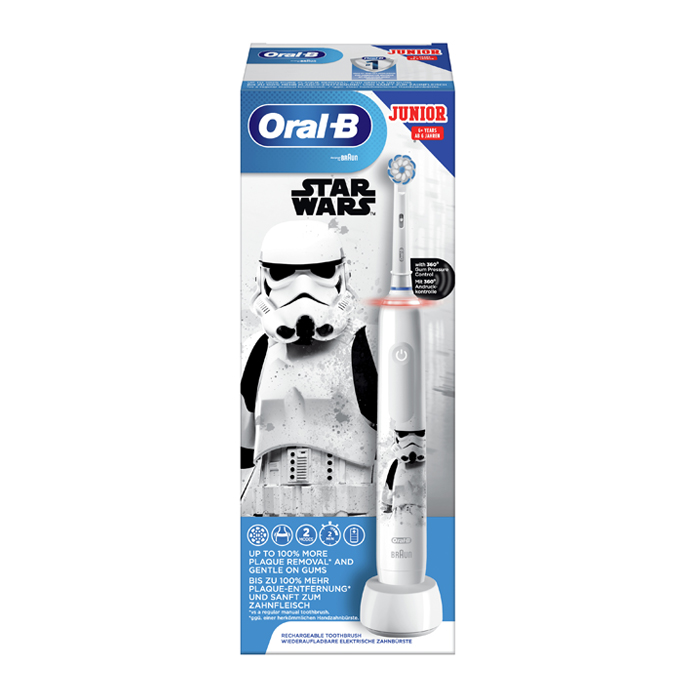 Image of Oral-B Junior Elektrische Tandenborstel Star Wars - Wit D505 EB60 - 1 Stuk 