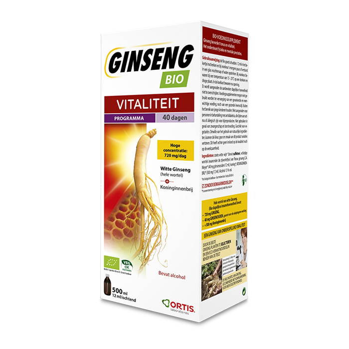 Image of Ortis Ginseng Bio Vitaliteit 500ml 