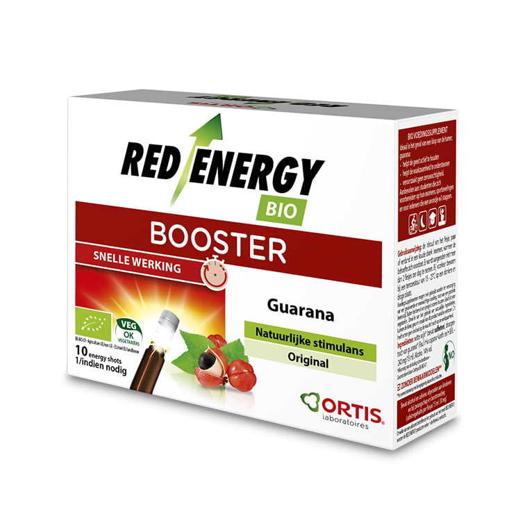 Image of Ortis Red Energy Original Bio Booster Met Alcohol 10x15ml