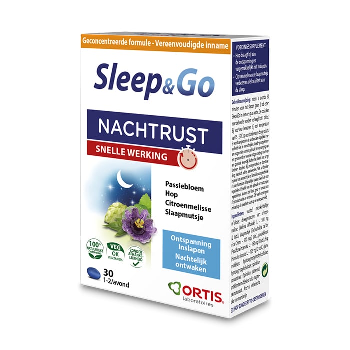 Image of Ortis Sleep &amp; Go Nachtrust 30 Tabletten