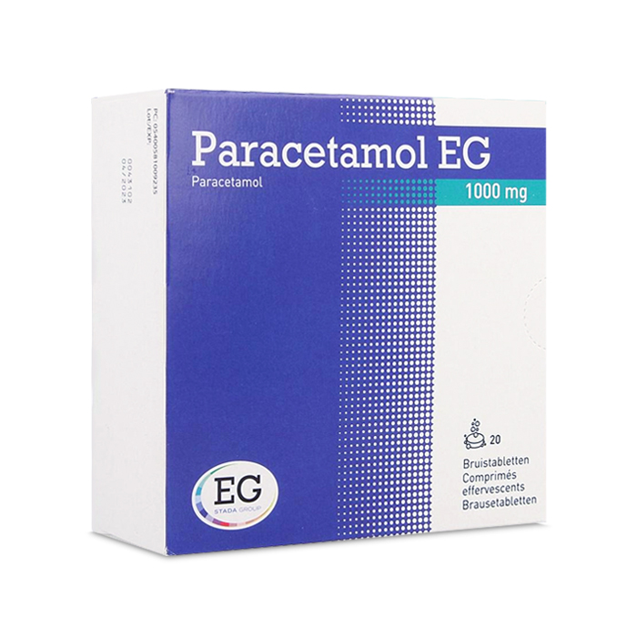 Image of Paracetamol EG 1000mg 20 Bruistabletten