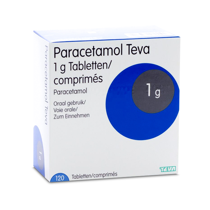 Image of Paracetamol Teva 1g 120 Tabletten