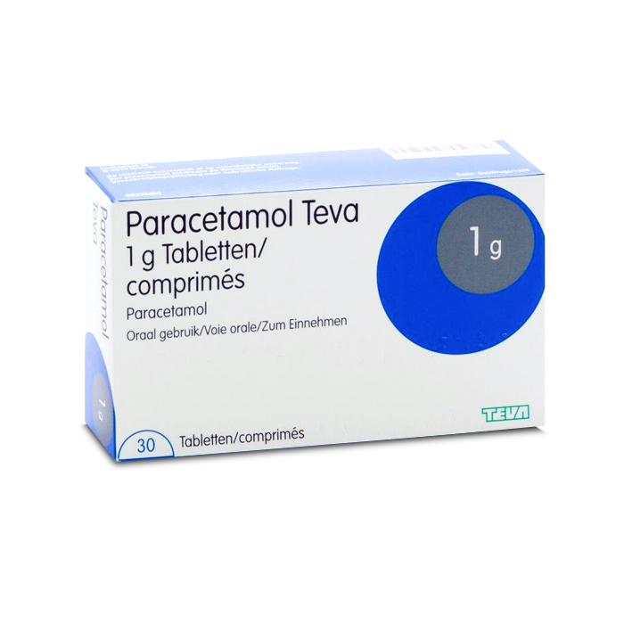 Image of Paracetamol Teva 1g 30 Tabletten